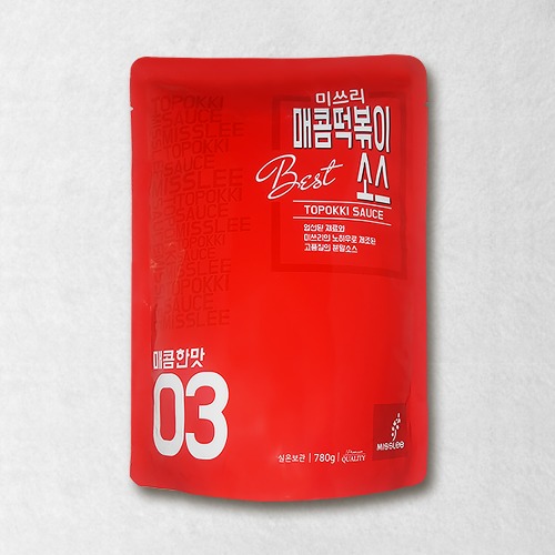 미쓰리 떡볶이소스 03 매콤한맛 780g